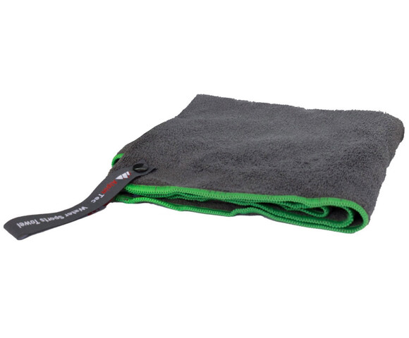 AlpinPro Drysoft Πετσέτα Προσώπου Microfiber Γκρι 80x40εκ.